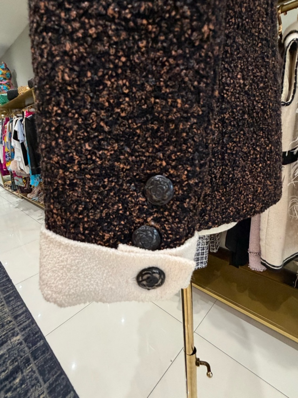 CHANEL Gabriel Ruffle-Trim Tweed Jacket - Picture 10 of 13